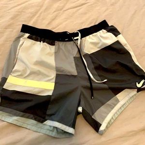 Nike running shorts.